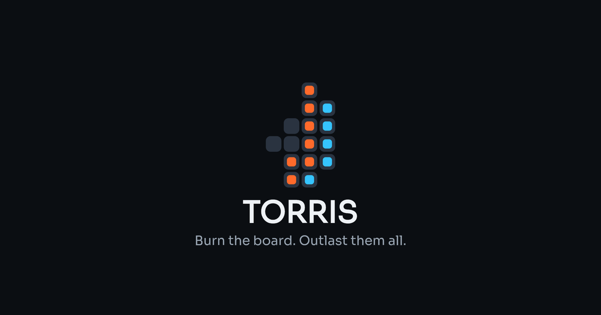 Torris — burn the board, outlast your rival | strategy game